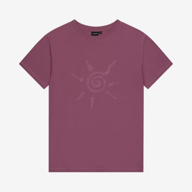 아캄 Studded Sun Half Top 스터드 반팔 티셔츠 빈티지핑크