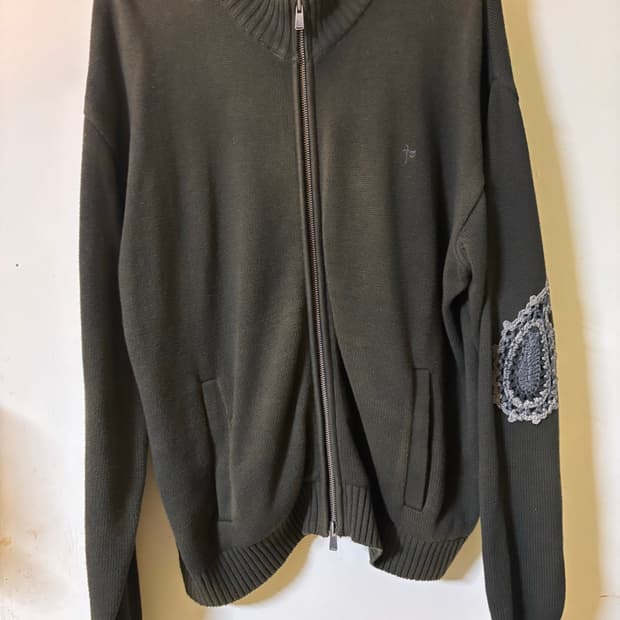 3) 폴리테루 트랙 니트집업