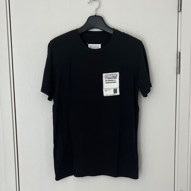 Margiela t shirts black