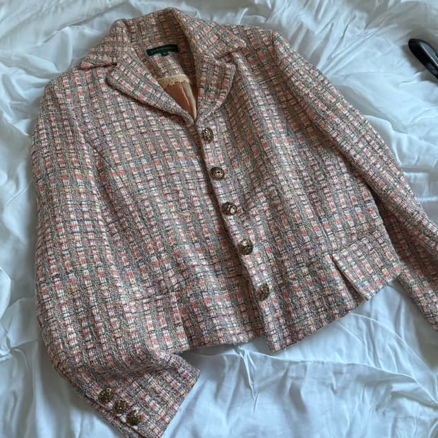 LCVY 예지스 코스모폴리탄줄라이 트위드 2사이즈 셋업