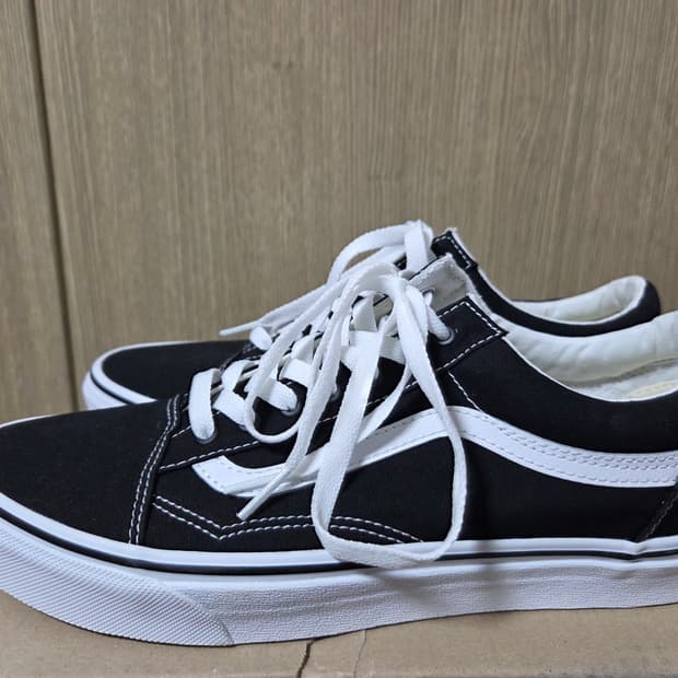 올드스쿨(캔버스) - 블랙:트루 화이트 새상품급