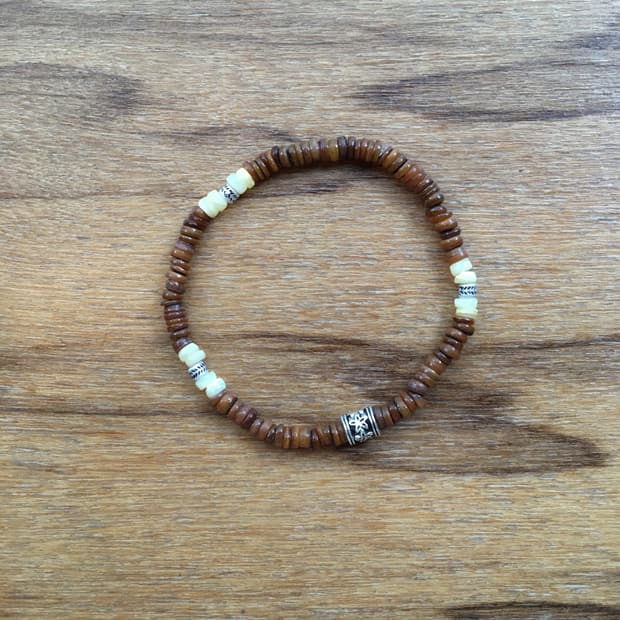 brown shell bracelet