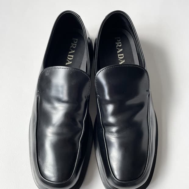 프라다 빈티지 스퀘어토 로퍼 8