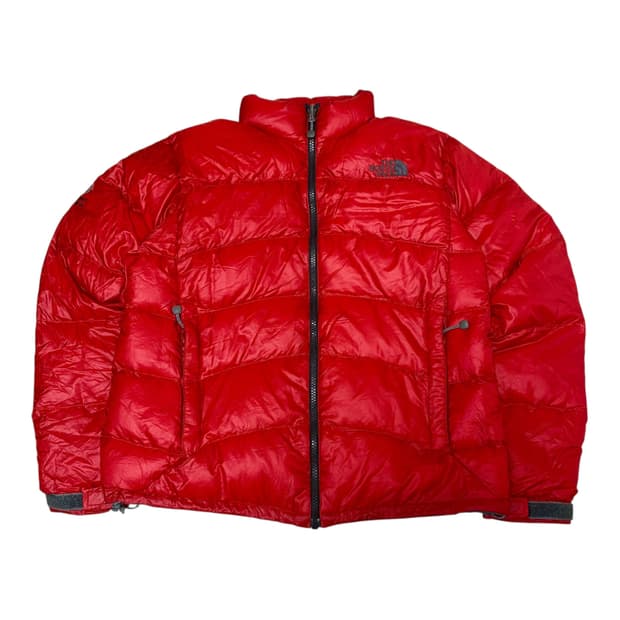 (W)노스페이스 써밋 아콘카구아 체리레드 다운패딩