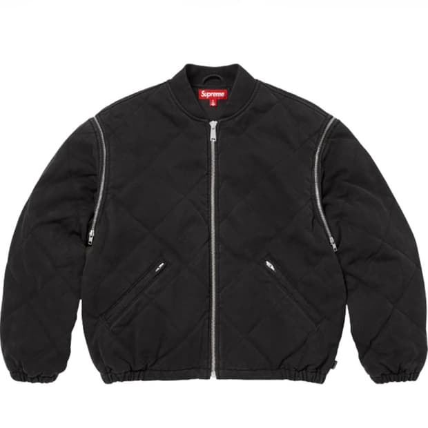 정가이하 25fw 슈프림 퀄티드 봄버 새상품 L
