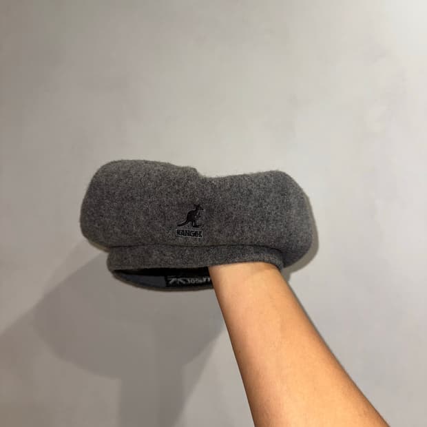 캉골 울 베레모 모자 L