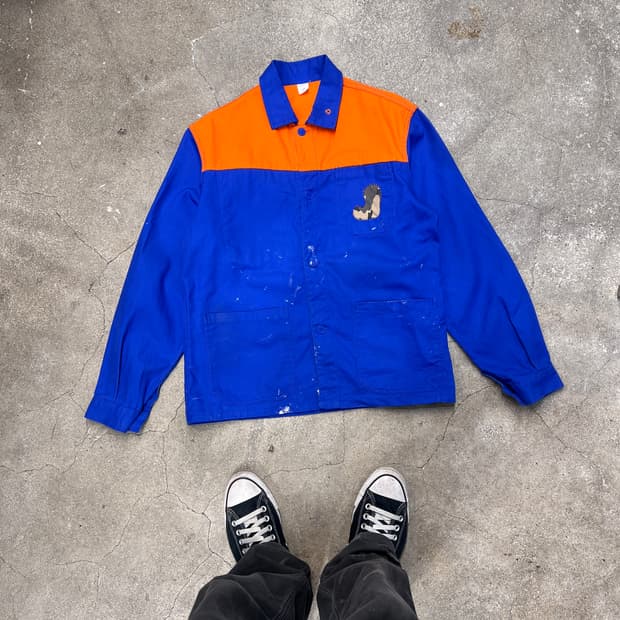 프렌치 블루 워크 자켓 (Handmade)