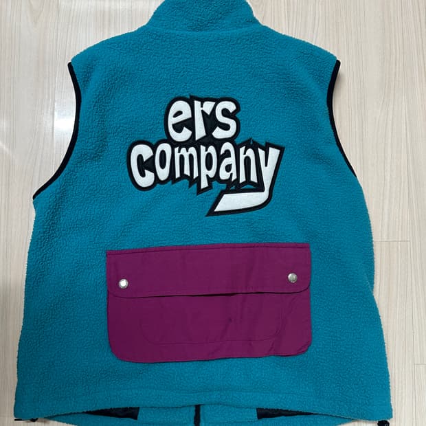 ersco 이알에스코 플리스 백 포켓 베스트 조끼