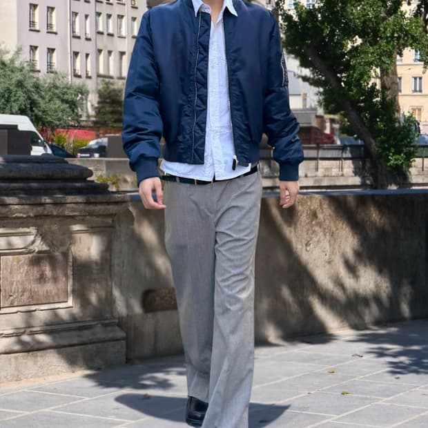 JW Anderson navy blouson