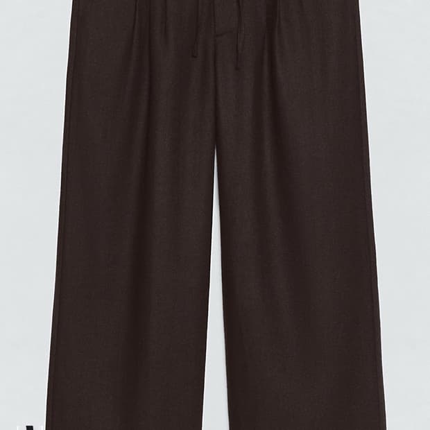 (구매) 자라X소시오츠키 플란넬 수트 플리츠 팬츠 40사이즈