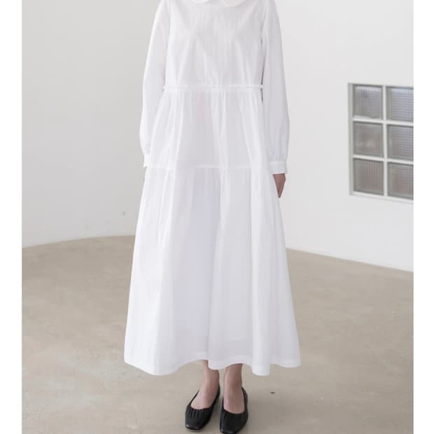 유노이아 티어드 원피스