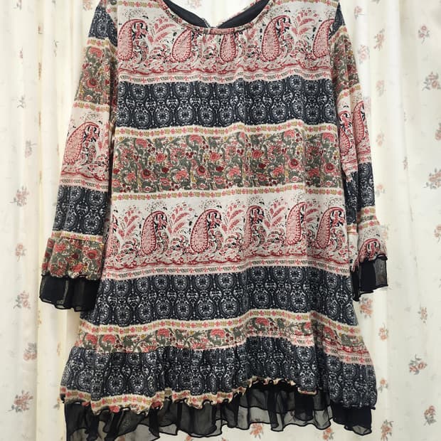 히피 미니원피스 