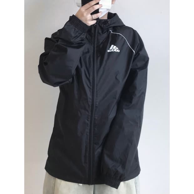 아디다스 트레이닝 바람막이 S