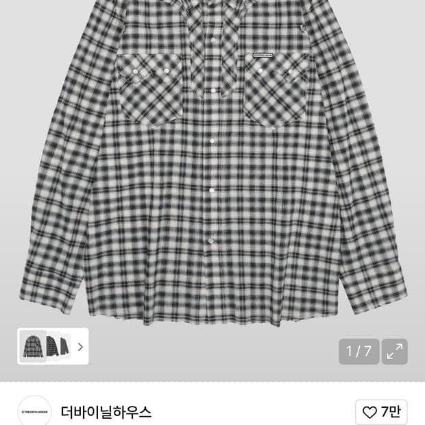 WESTERN CHECK SHIRTS BLACK