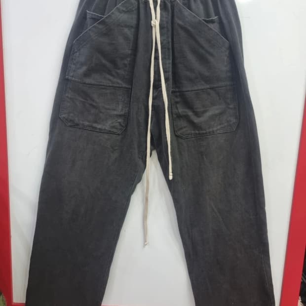 릭오웬스 GETHSEMANE F/W21 블랙 팬츠