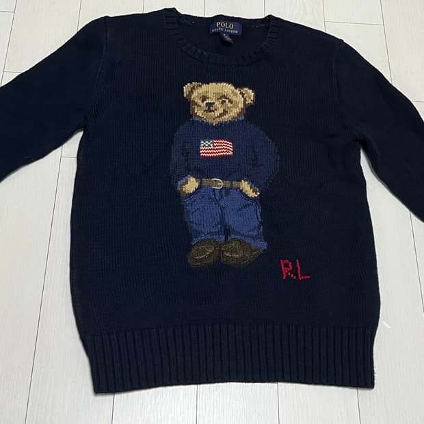 폴로 랄프로렌 베어 니트 M 네이비
