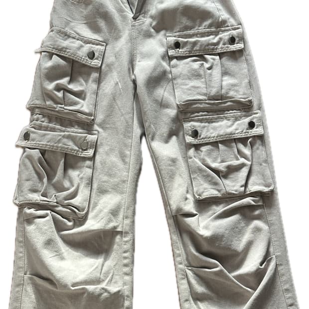 카고 와이드 팬츠