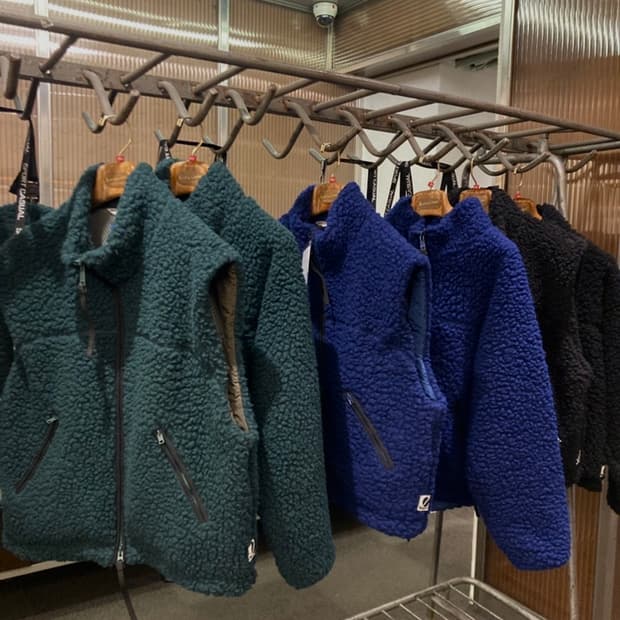 헤리티지플로스 후리스 자켓_그린