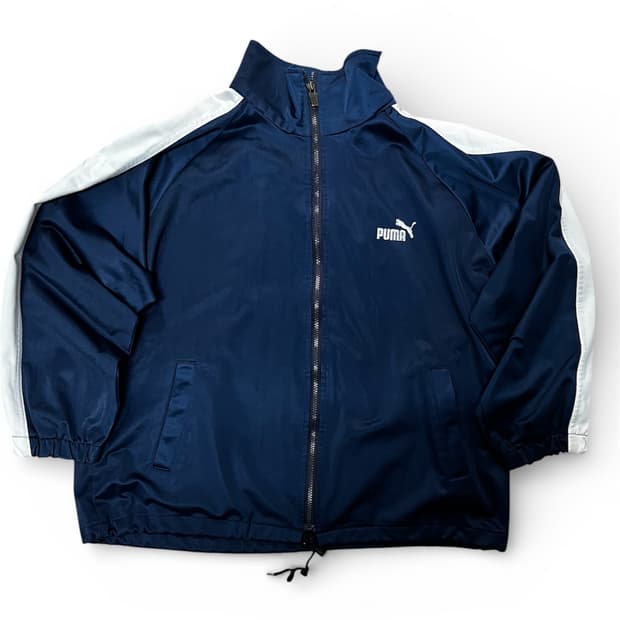 [100] PUMA 푸마  백프린팅 빅로고 져지 트랙탑 