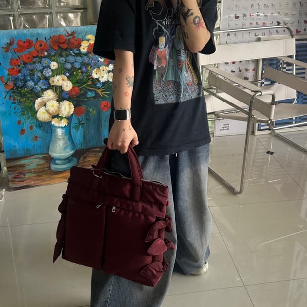casselini ribbon helmet bag 숄더백