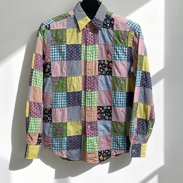 폴로 랄프로렌 패치워크 셔츠