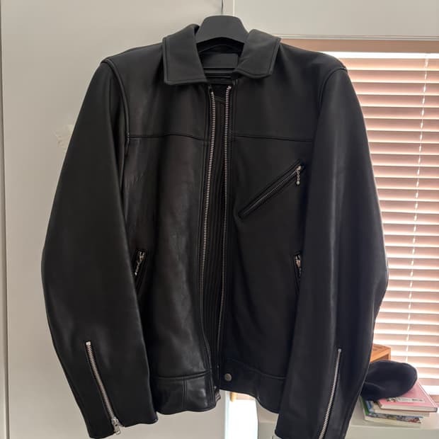 비바스튜디오 램스킨 라이더 자켓 L