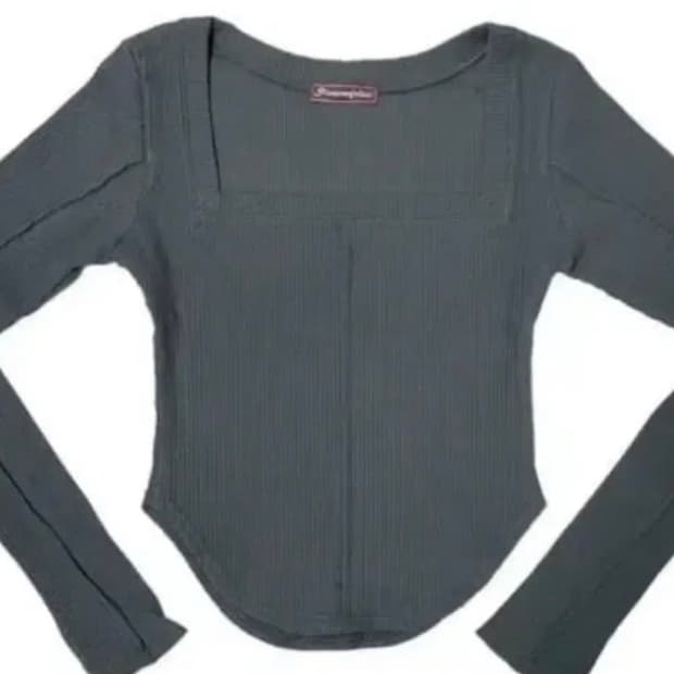 플리즈노팔로우 플노팔 바비탑 s/s 차콜