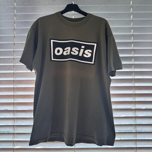 [XL] 90s Oasis 오아시스 Box Logo 박스로고 밴드티 