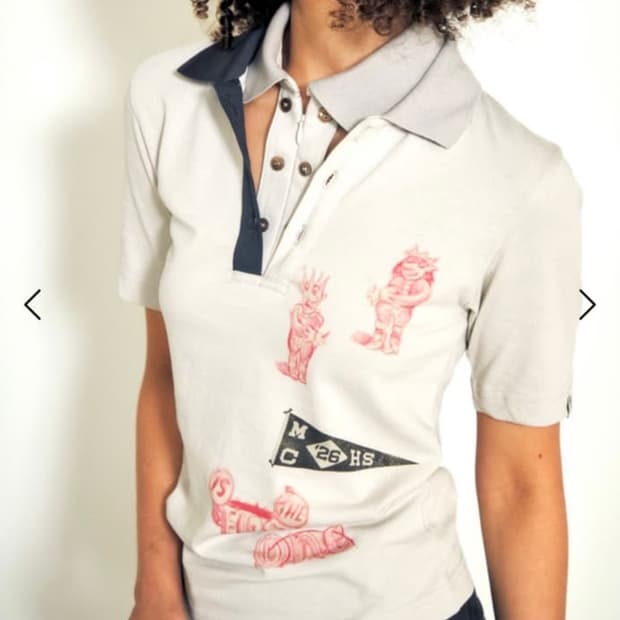 로레일즈 더블 카라 티셔츠