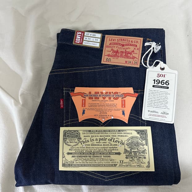 리바이스 LVC 66501 리지드 판매합니다