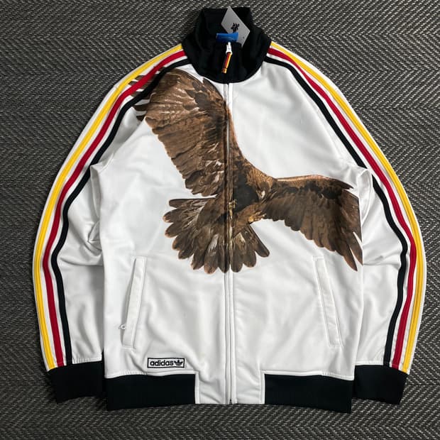 00s 아디다스 독일 국대 빅로고 트랙탑 자켓 o 3766