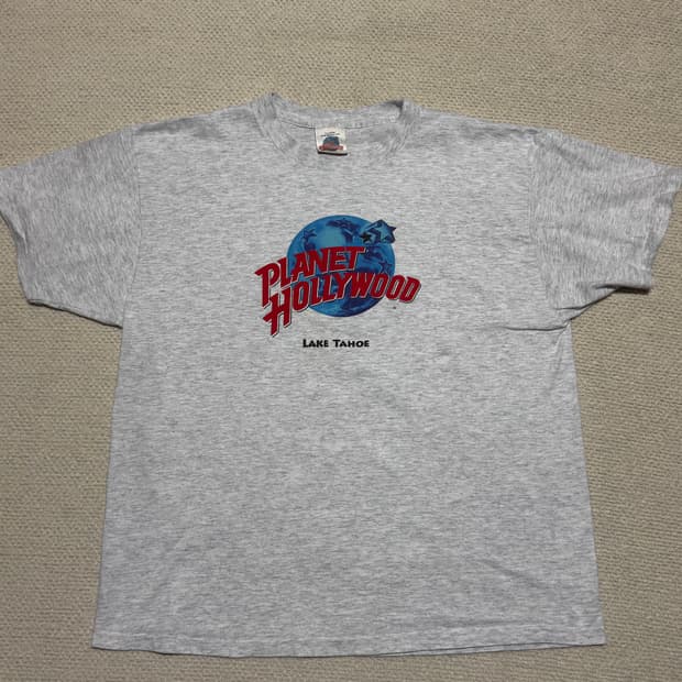 90s USA Planet Hollywood Lake Tahoe 빈티지 