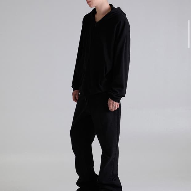 [2] RELAXED FLARE DENIM (FADED BLACK)