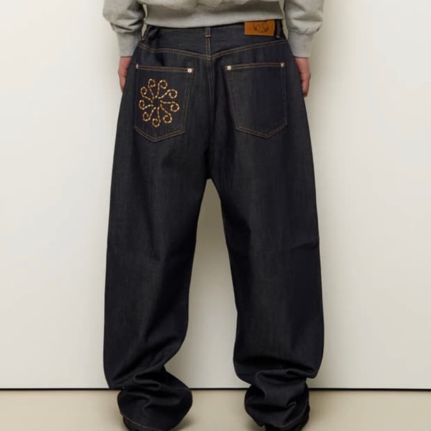9999아카이브 Linking Wide Denim Pants 3 size