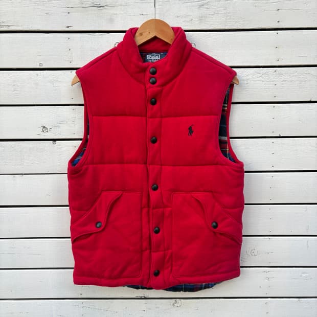 Polo 폴로 코튼 패딩 조끼
