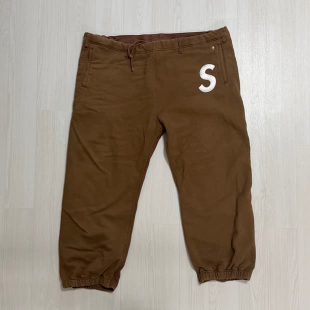 슈프림X블레스 스웨트팬츠 진 브라운 23F/W