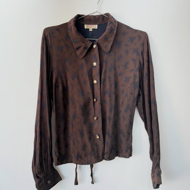 빈티지 블라우스