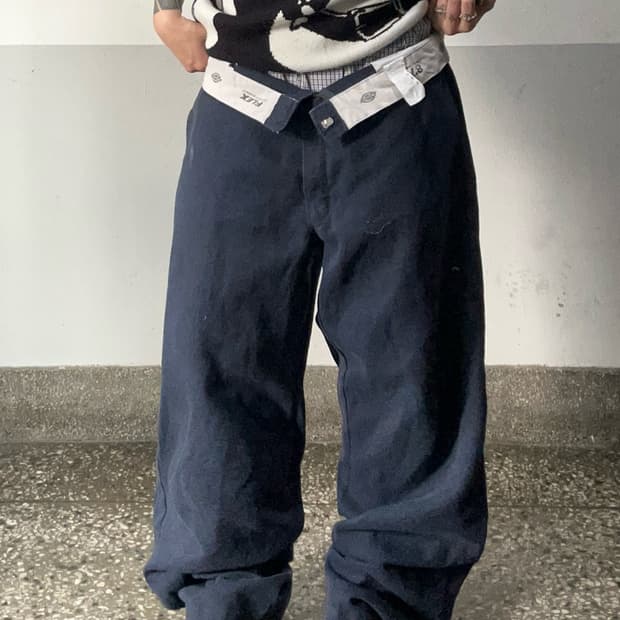 90s DICKIES 네이비 치노팬츠