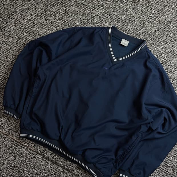 00s 나이키 센터 스우시 올드스쿨 박시핏 우븐 웜업 1505