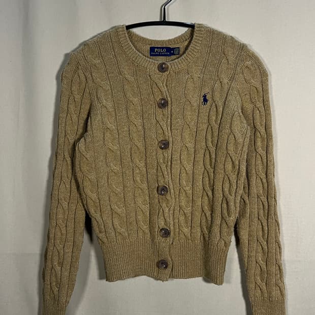 폴로 랄프로렌 케이블 니트 가디건 처분 