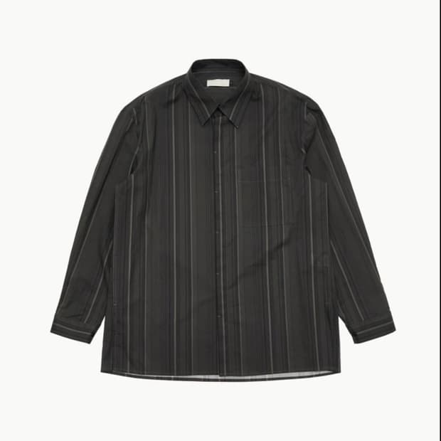 아모멘토 스트라이프 셔츠 L