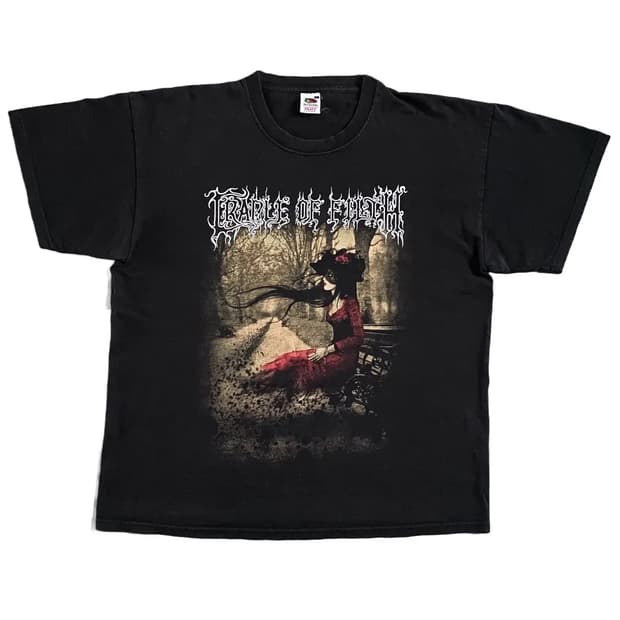 빈티지 밴드티 cradle of filth