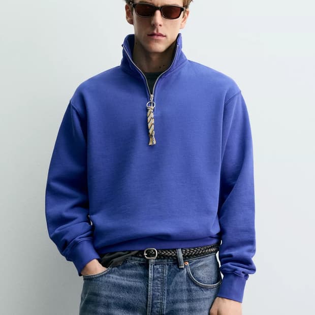 [40] Aaron Levine x ZARA 자라 하프집업 스웻셔츠