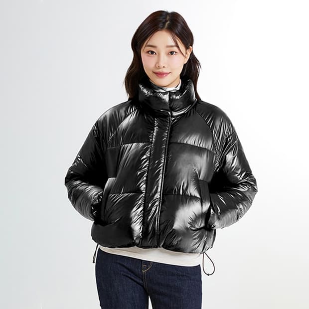 스파오 여성패딩 L