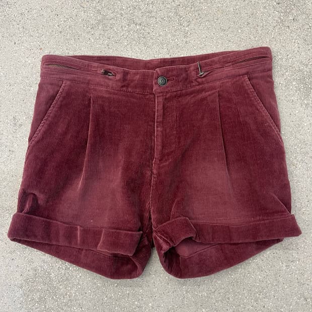 Diesel 디젤 버건디 코듀로이 팬츠