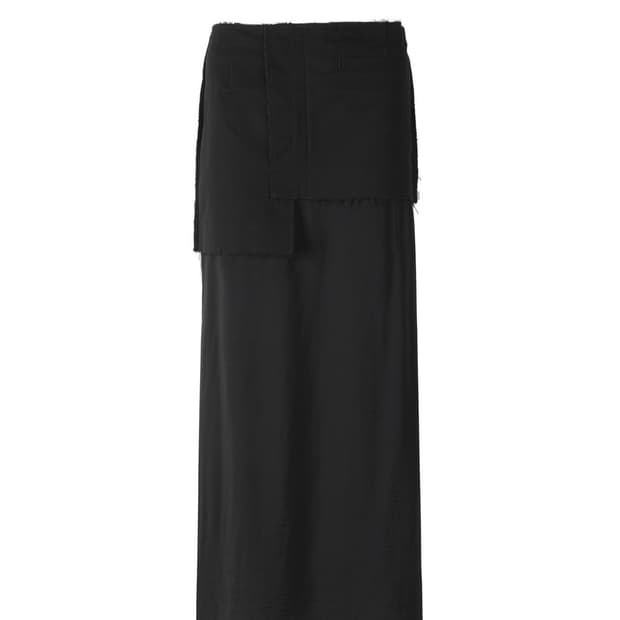 [RE;CODE] Light Lining Patched Long Skir