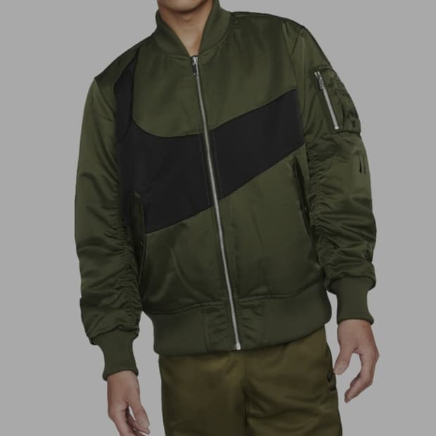 나이키 NSW 스우시 빅스우시 리버시블 봄버 자켓 L _ 남성