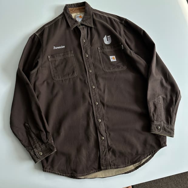 Carhartt FR 킬하트 FR OG 컨버스  모스 브라운 자켓