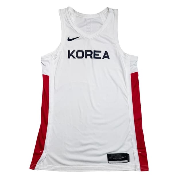 나이키 대한민국 국가대표 농구 유니폼 화이트 L
