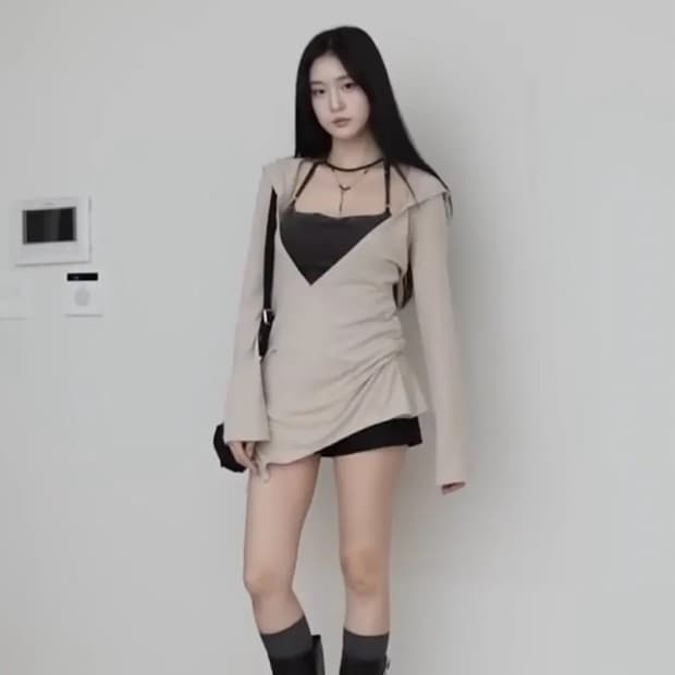 쎄쎄쎄 setsetset 보헤미안 미니 드레스